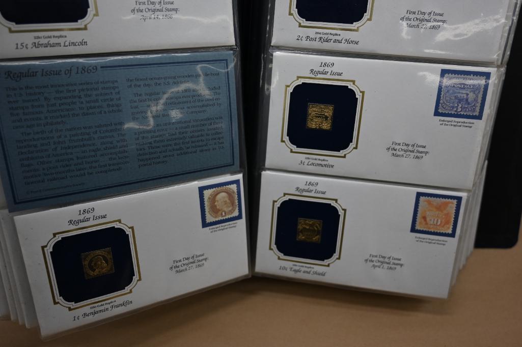 Golden Replicas of U.S. Classic Stamps Album