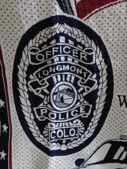 Longmont Colorado Police Department Blanket