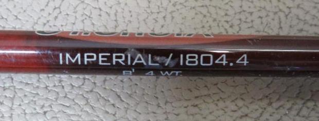 St Croix Imperial 8' 4 wt. Fly Fishing Rod