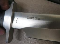 Limited Issue Smith and Wesson 'Texas Hold Em" THBB Bowie Knife