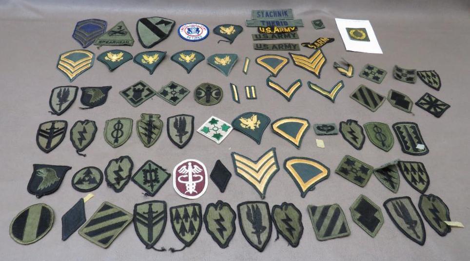 US Military Cloth Uniform Patch Collection