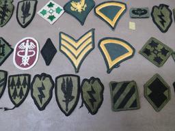 US Military Cloth Uniform Patch Collection