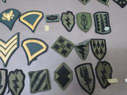 US Military Cloth Uniform Patch Collection