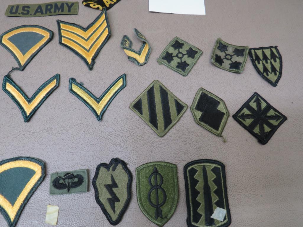 US Military Cloth Uniform Patch Collection