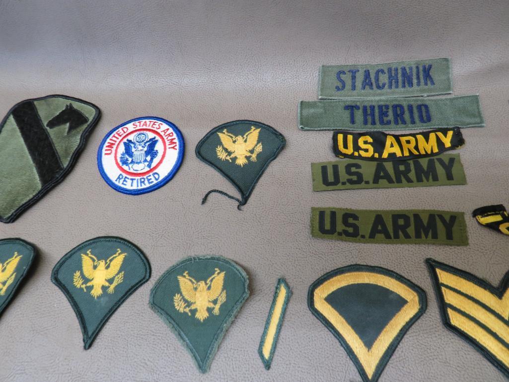 US Military Cloth Uniform Patch Collection