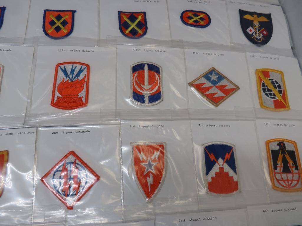 US Army Signal Corps Patches