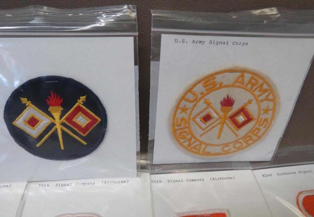 US Army Signal Corps Patches