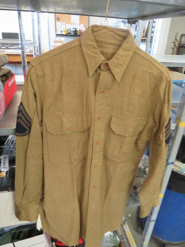 US Military Wool Long Sleeve Shirts