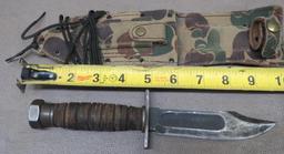 Viet Nam Era Camillus Pilots Survival Knife