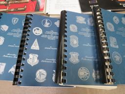 Military Library with US Air Force Insignia Manuals