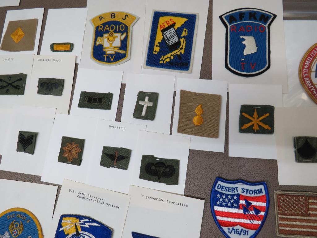 US Military Cloth Patch Collection