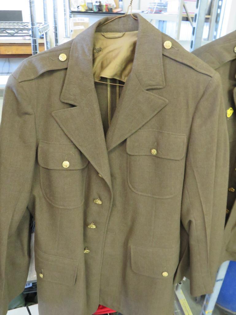 WWII Era US Army Uniform Jackets