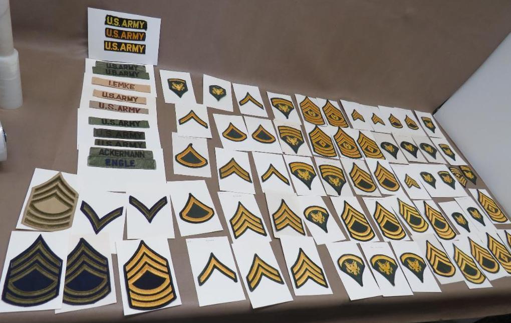 US Army Rank Patches