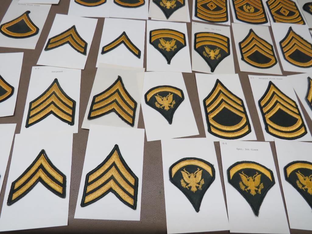 US Army Rank Patches
