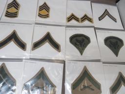 USMC and Air Force Rank Patches