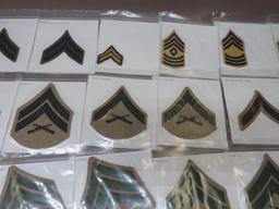 USMC and Air Force Rank Patches