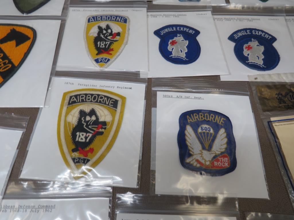 US Army Special Forces, Airborne and Other Patches