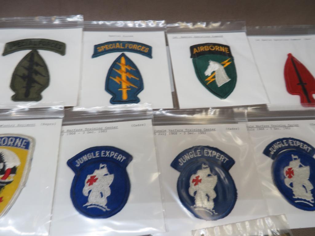 US Army Special Forces, Airborne and Other Patches