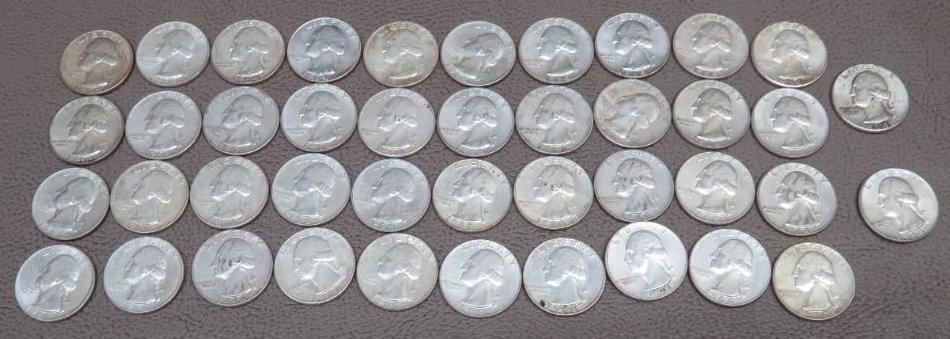 1964 Washington Silver Quarter Coins