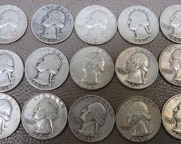 Pre 1965 Silver Washington Quarter Coins