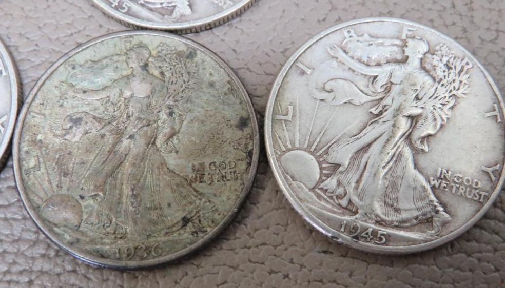 Walking Liberty Half Dollar Silver Coins