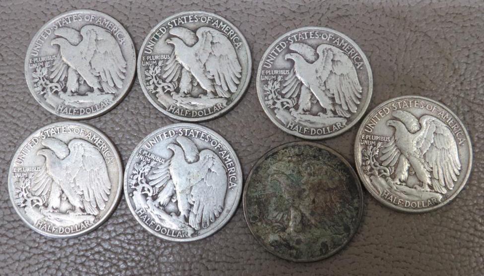 Walking Liberty Half Dollar Silver Coins