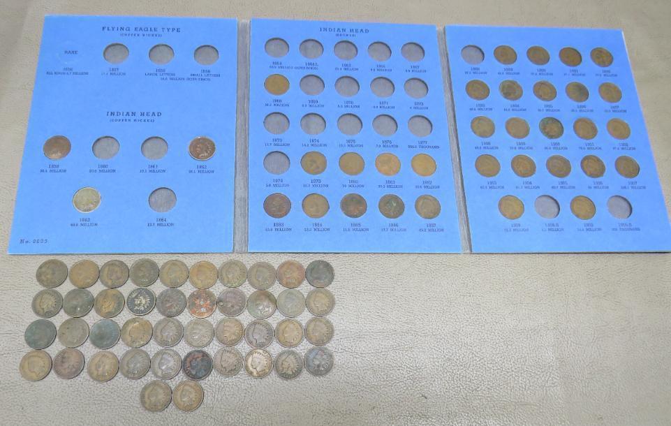 Indian Head Cent Coins