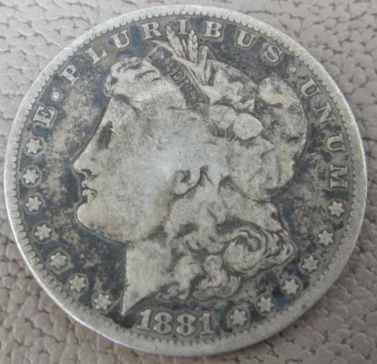 1881 "S" Morgan Silver Dollar Coin