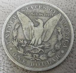 1881 "S" Morgan Silver Dollar Coin