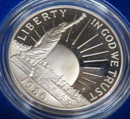 United States Mint 1986 Silver Liberty Coin Set