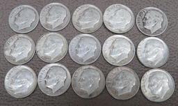 Pre 1965 Roosevelt Silver Dimes