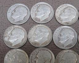 Pre 1965 Roosevelt Silver Dimes