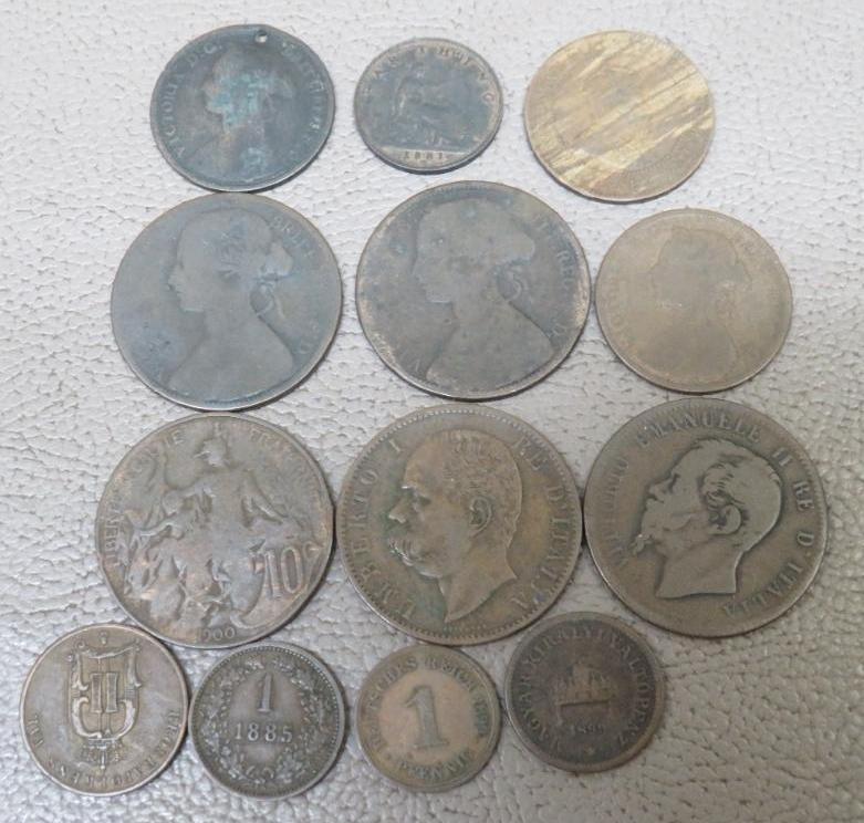 Antique Foreign Coin Assortment