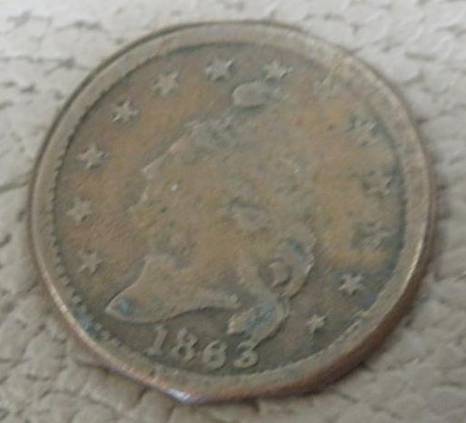 1863 Civil War Era New York Token