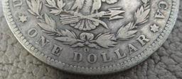 1890 "O" Morgan Silver Dollar Coin