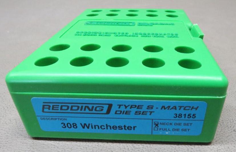 Redding 308 Winchester Type S Match Reloading Dies