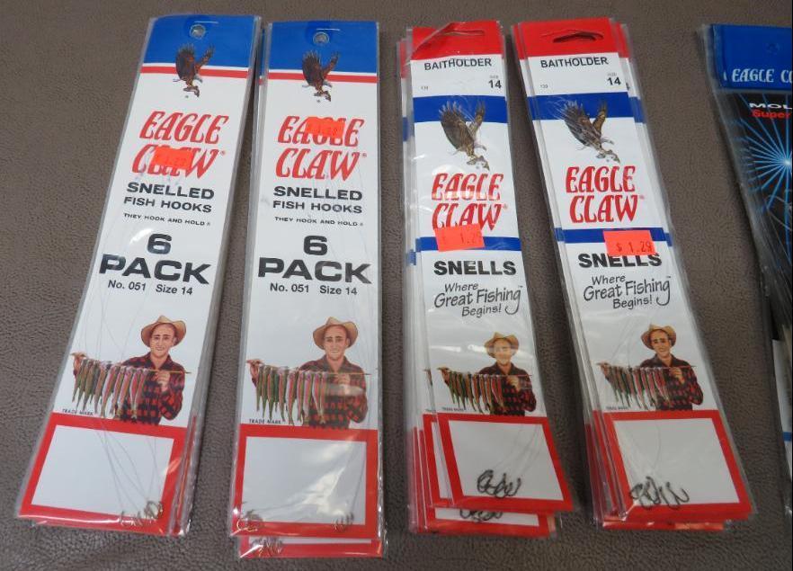 Eagle Claw Snelled Fishing Hooks