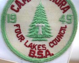 1949 Camp Tichora and Undated Ta-Wa-Ko-Ni BSA Camp Patches