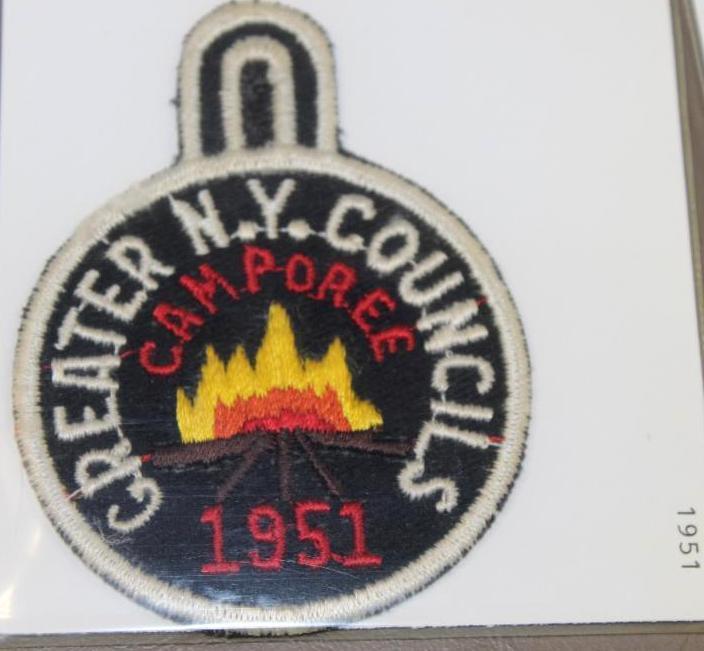 Greater NY Councils, Ten Mile River, and Brooklyn Catholic Scout Retreat Patches 1951-1957