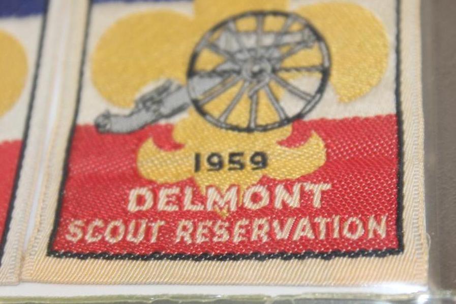 1959 & 1960 Valley Forge Council Delmont Scout Reservation Patches