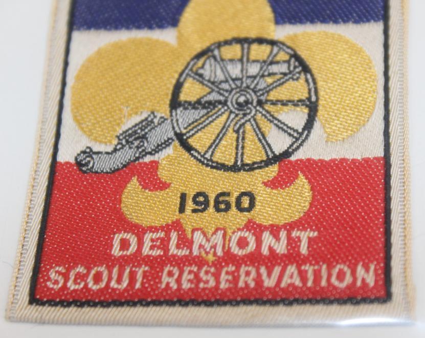 1959 & 1960 Valley Forge Council Delmont Scout Reservation Patches