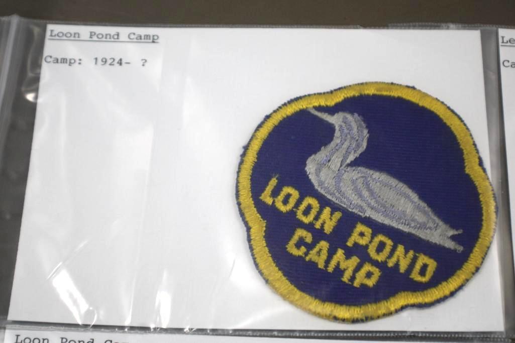 12 Mixed Early BSA Council Camp Patches and More