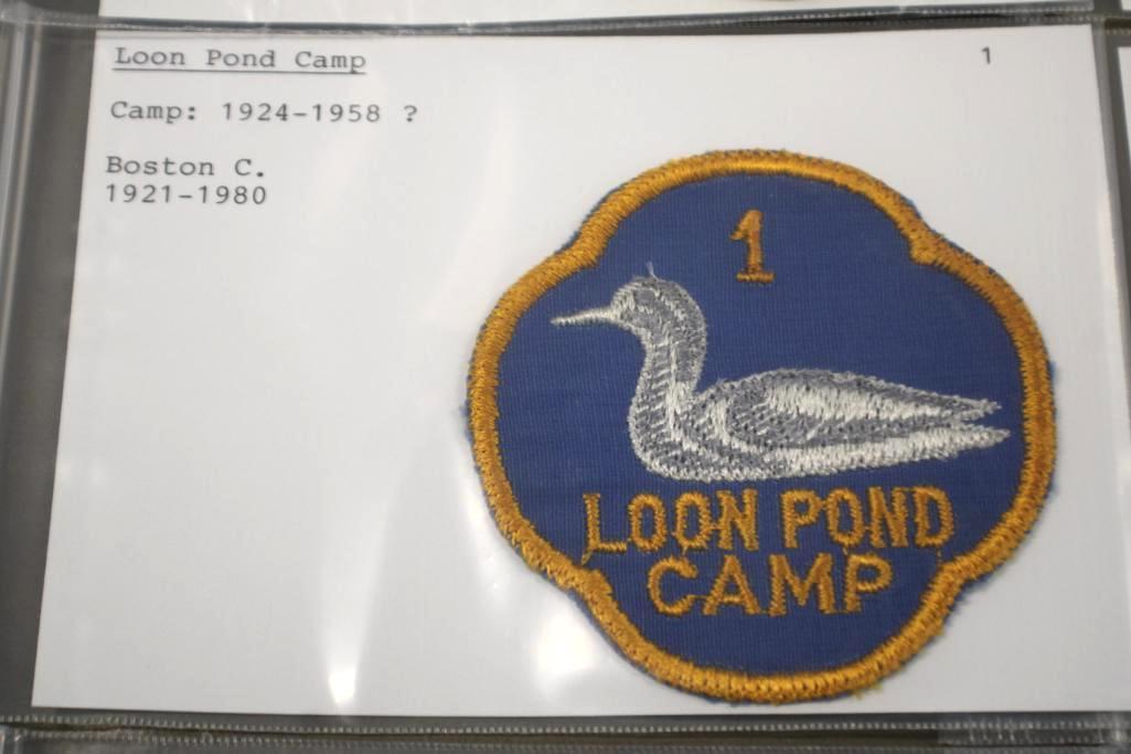 12 Mixed Early BSA Council Camp Patches and More