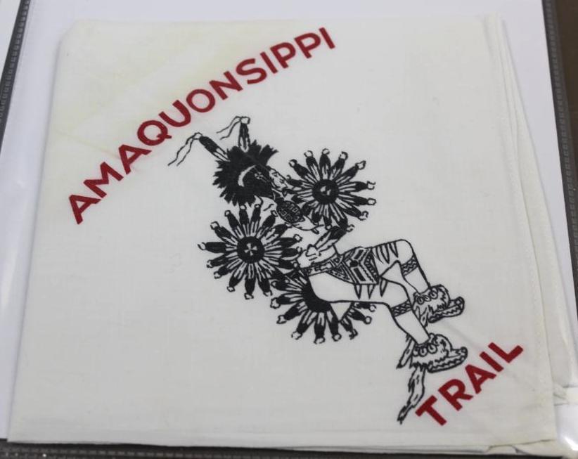 Three Amaquonsippi Trail Bandanas and Large Patch