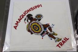 Three Amaquonsippi Trail Bandanas and Large Patch