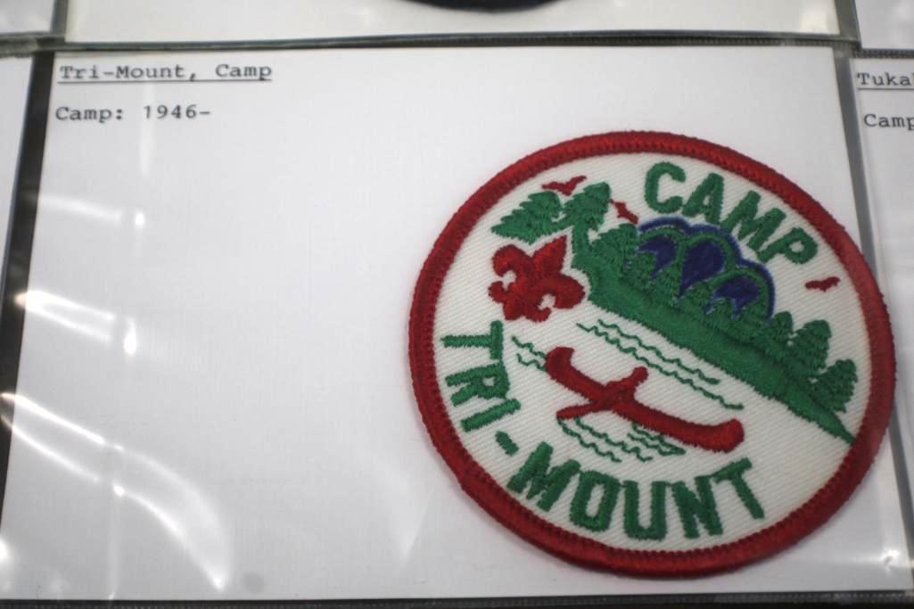 9 Unique Early BSA Camp Patches in Different Styles