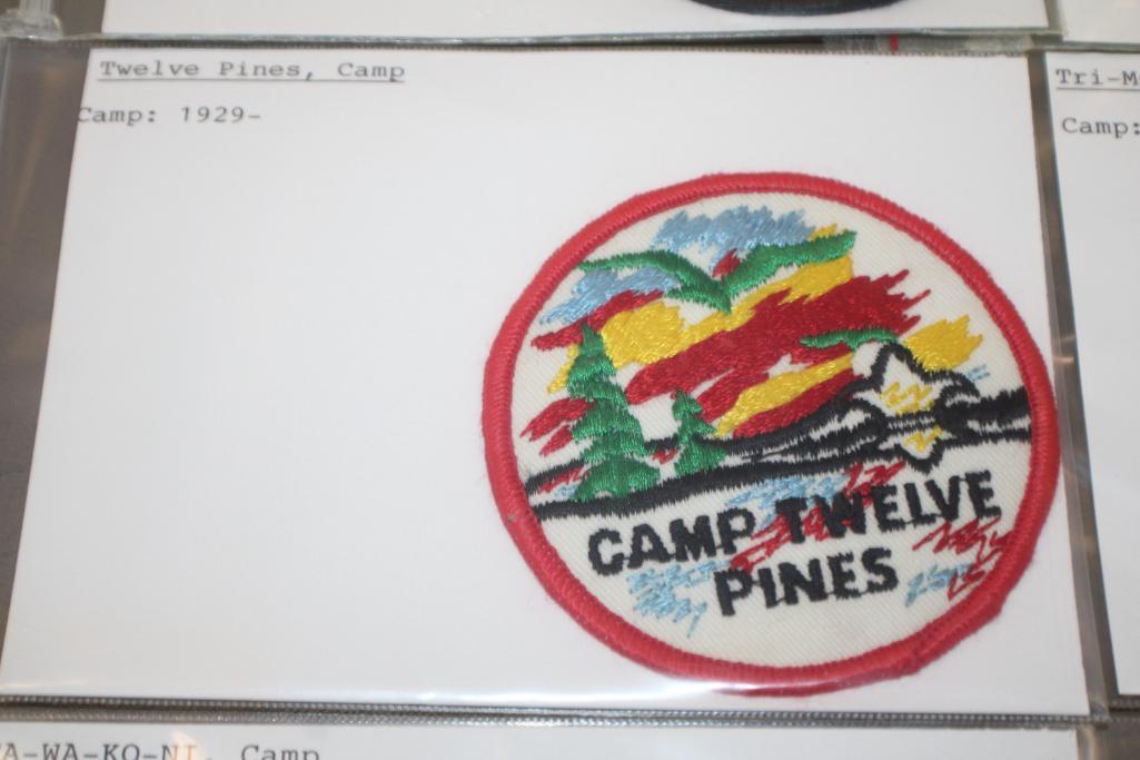 9 Unique Early BSA Camp Patches in Different Styles