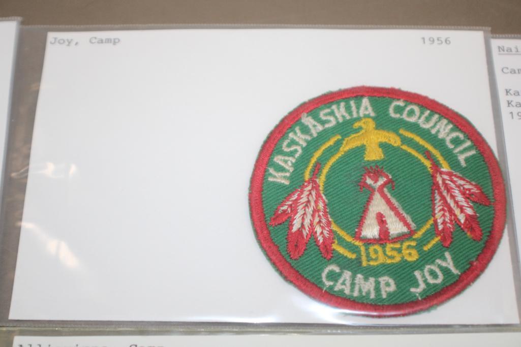 9 Early BSA Camp Patches