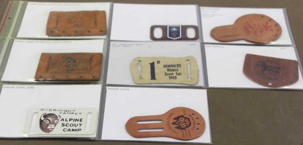 8 BSA Belt Loop Leather Patches