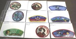 3 of Each BSA Abraham Lincoln, Adobe Walls, and Audubon Council Patches